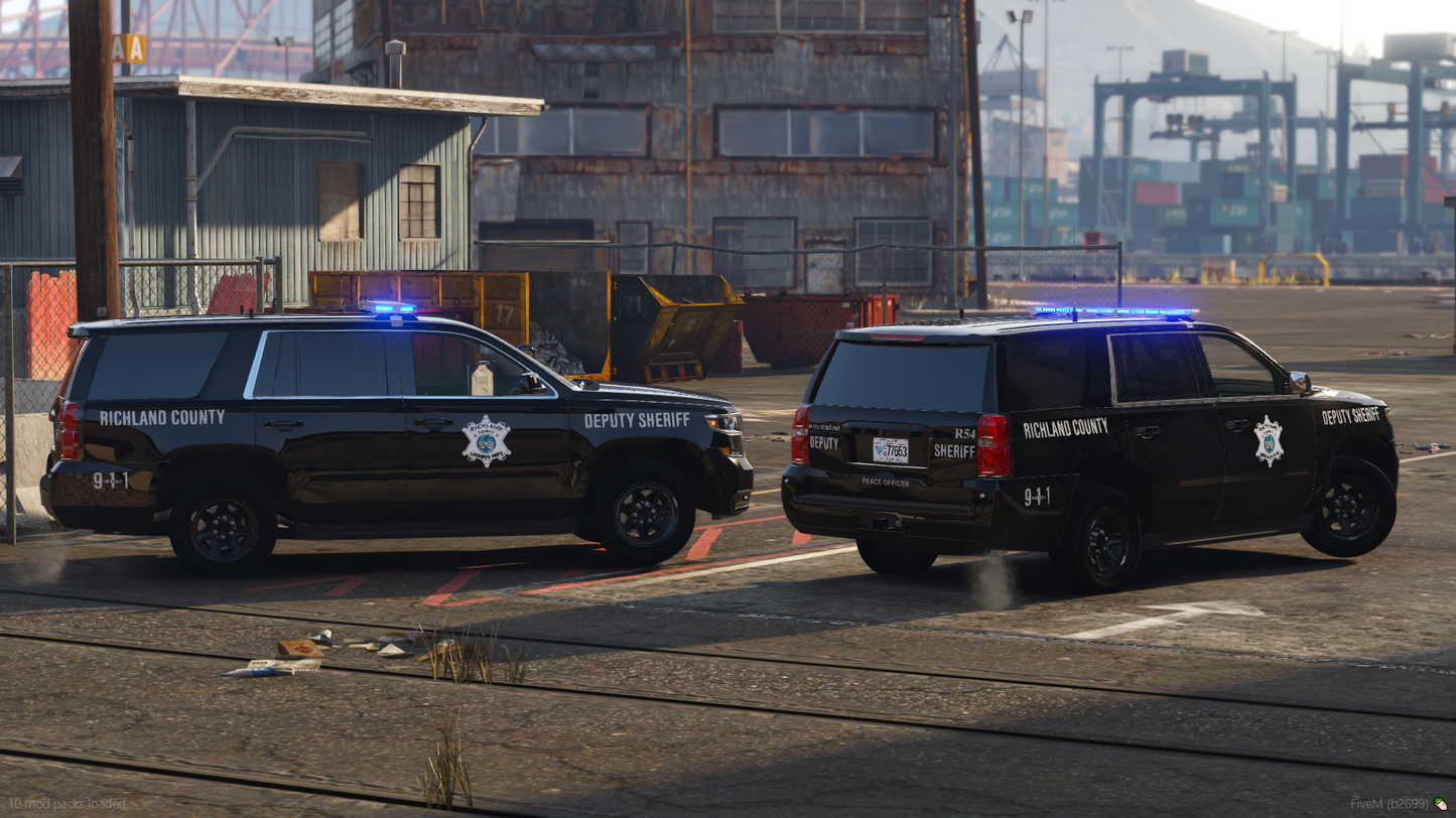 [NON-ELS] Richland County SD 2020 Tahoe Patrol SUV