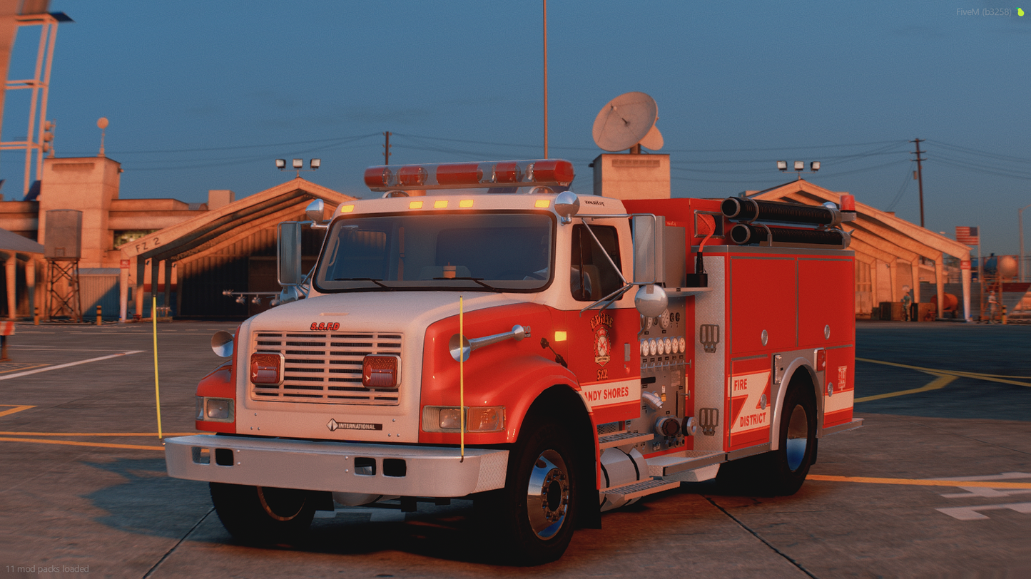 [NON-ELS] 1991 E-One Fire Engine FiveM Add-On