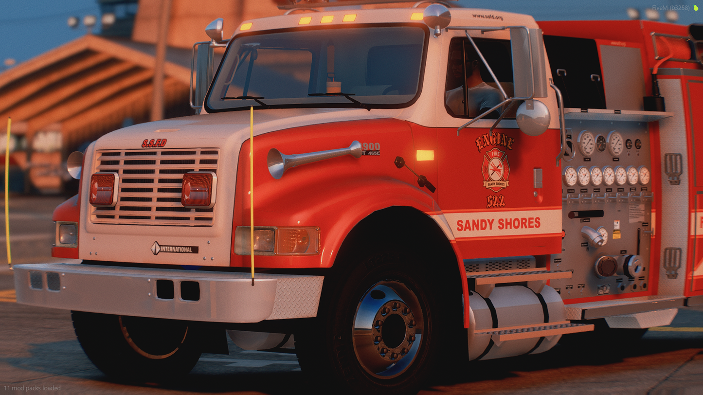 [NON-ELS] 1991 E-One Fire Engine FiveM Add-On