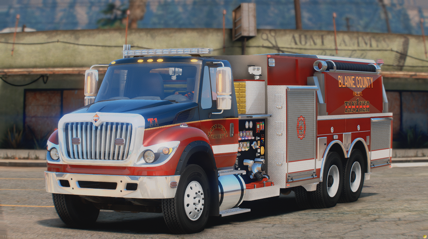 [NON-ELS] 2016 International Workstar Pumper Tanker FiveM Add On