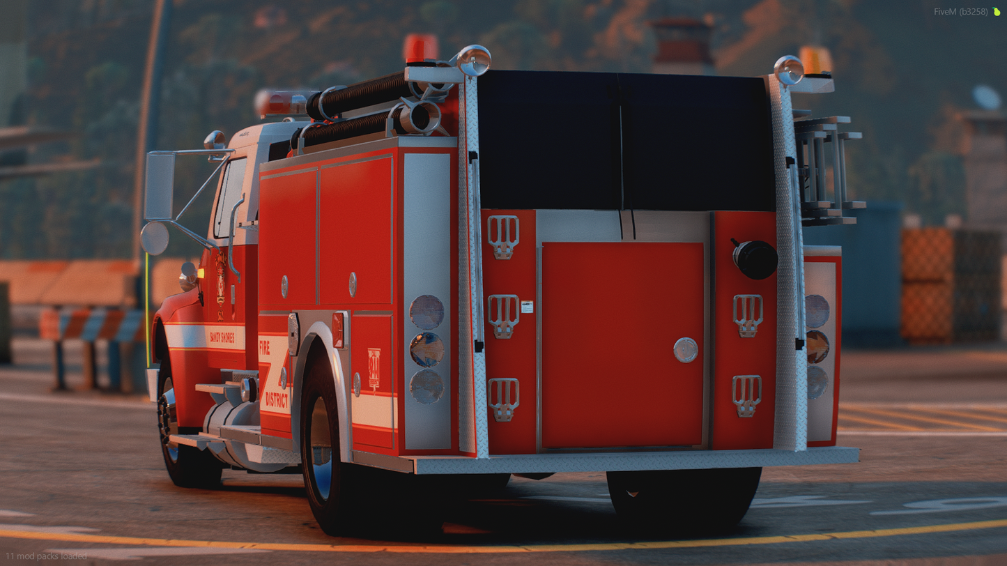 [NON-ELS] 1991 E-One Fire Engine FiveM Add-On