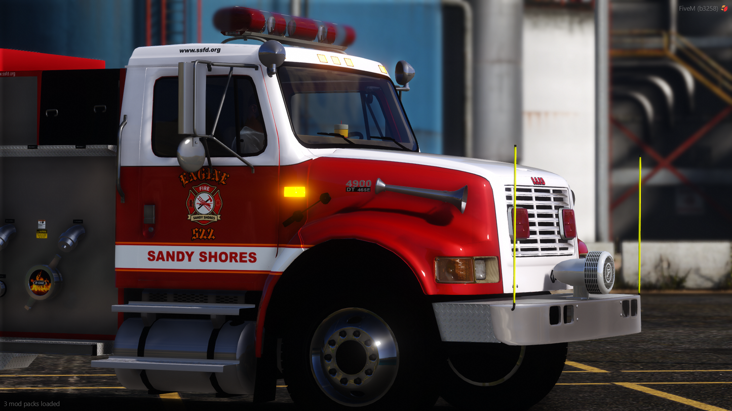 [NON-ELS] 1991 E-One Fire Engine FiveM Add-On