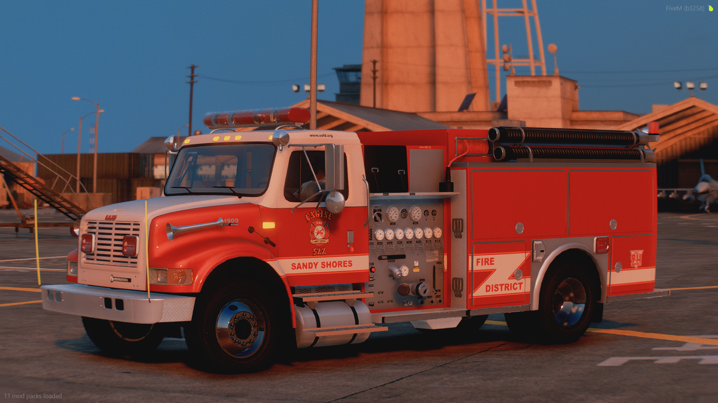 [NON-ELS] 1991 E-One Fire Engine FiveM Add-On