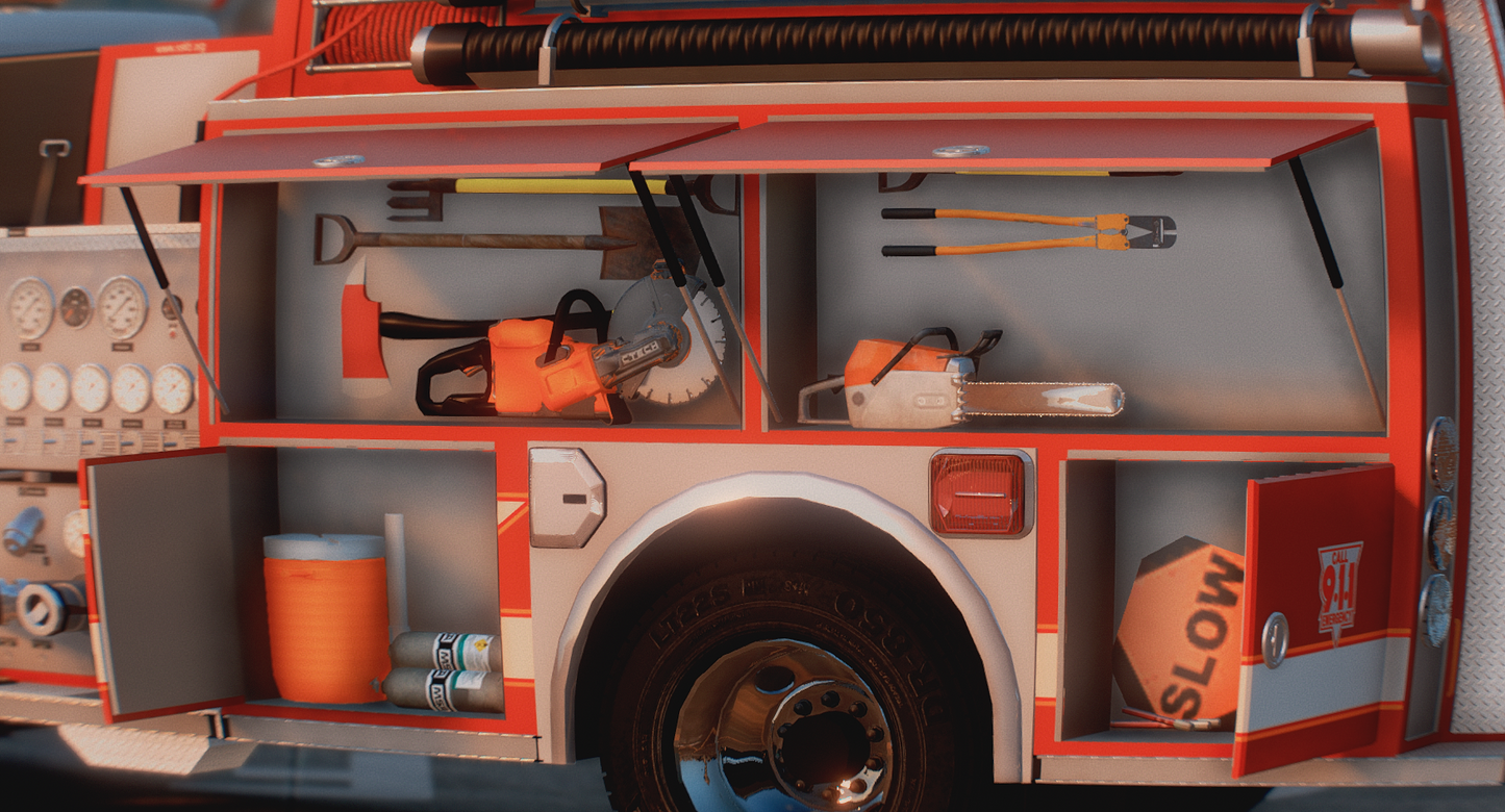 [NON-ELS] 1991 E-One Fire Engine FiveM Add-On