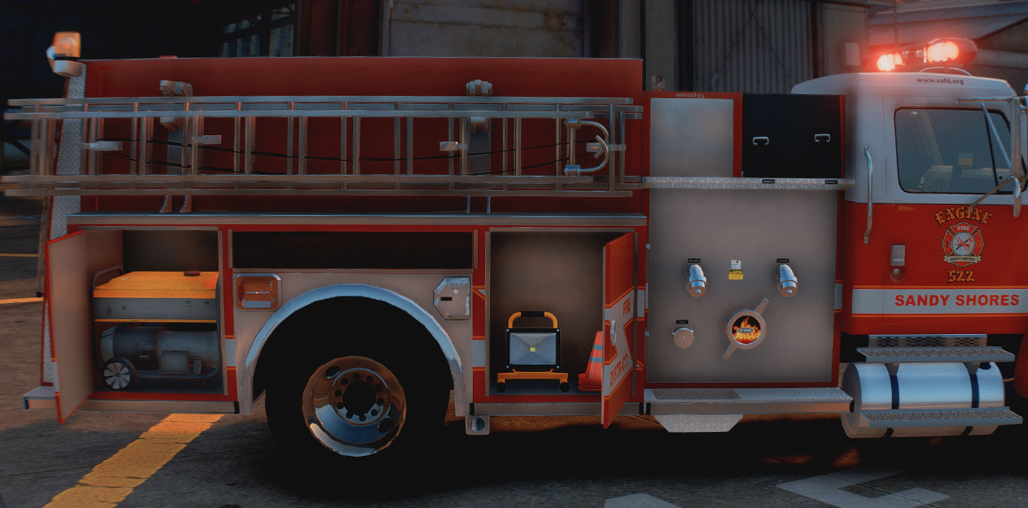 [NON-ELS] 1991 E-One Fire Engine FiveM Add-On