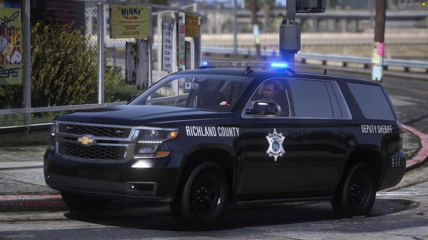 [NON-ELS] Richland County SD 2020 Tahoe Patrol SUV