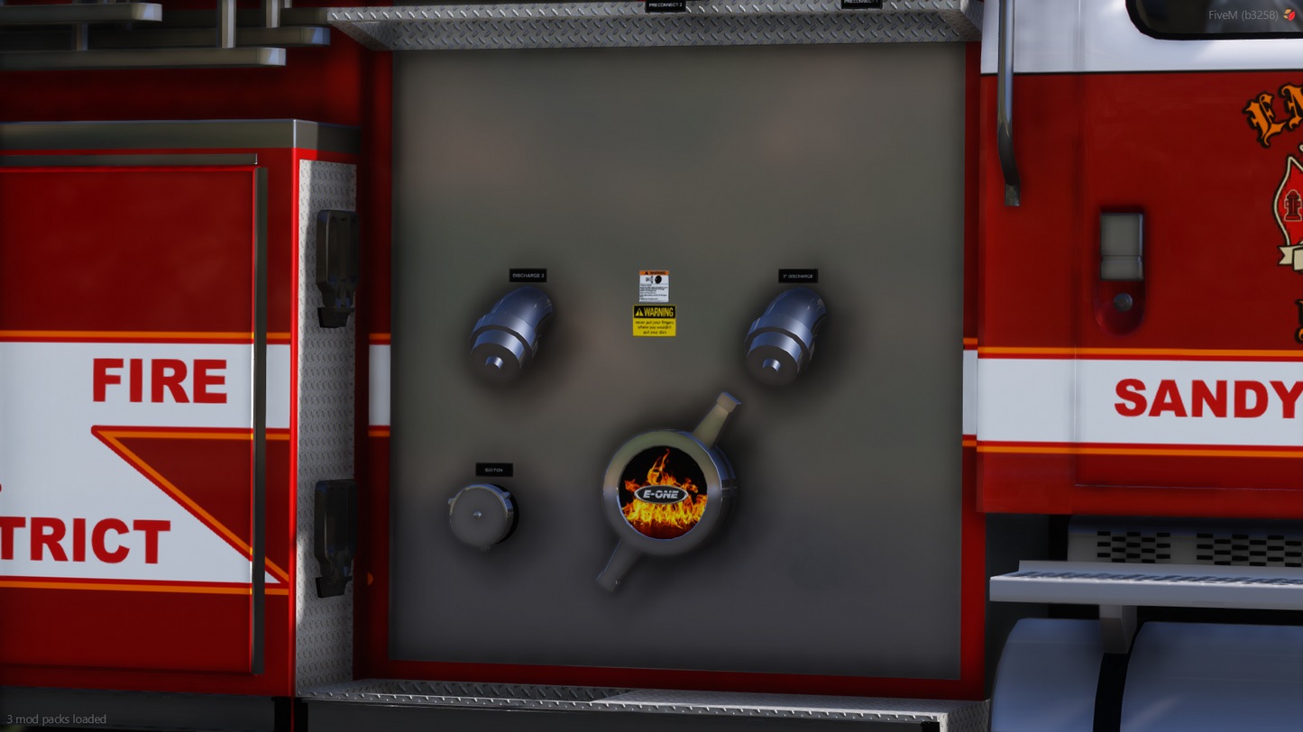 [NON-ELS] 1991 E-One Fire Engine FiveM Add-On