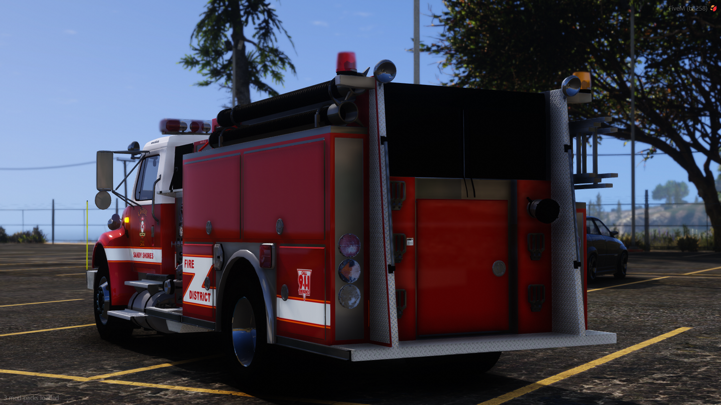 [NON-ELS] 1991 E-One Fire Engine FiveM Add-On