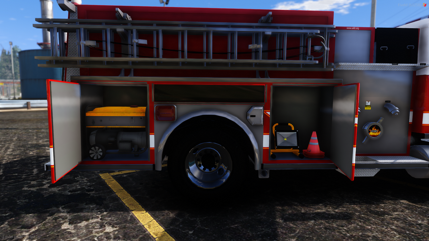 [NON-ELS] 1991 E-One Fire Engine FiveM Add-On