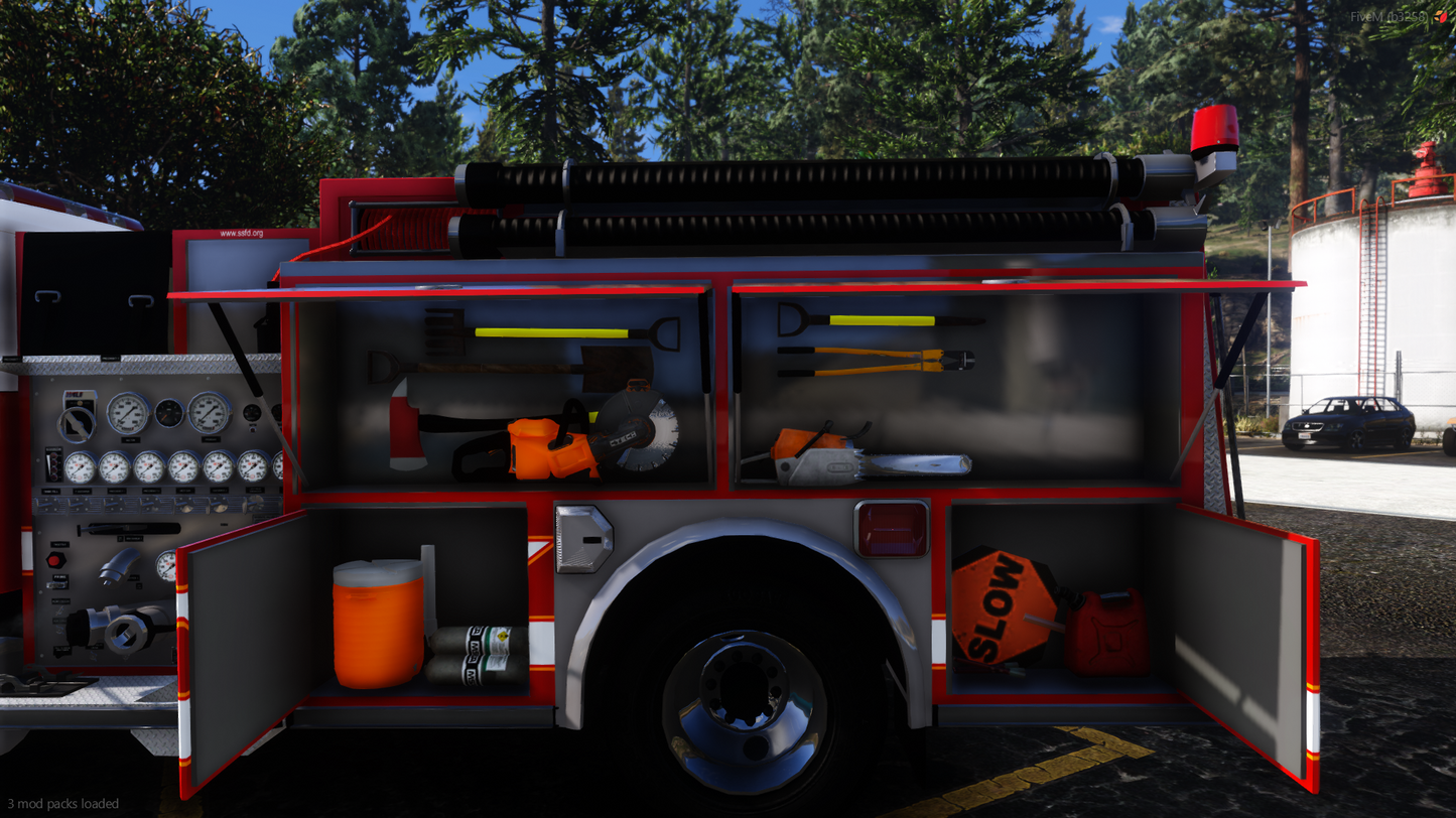 [NON-ELS] 1991 E-One Fire Engine FiveM Add-On