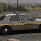 A NON-ELS Crown Victoria police car with retro graphics