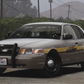 A NON-ELS Crown Victoria police car with retro graphics